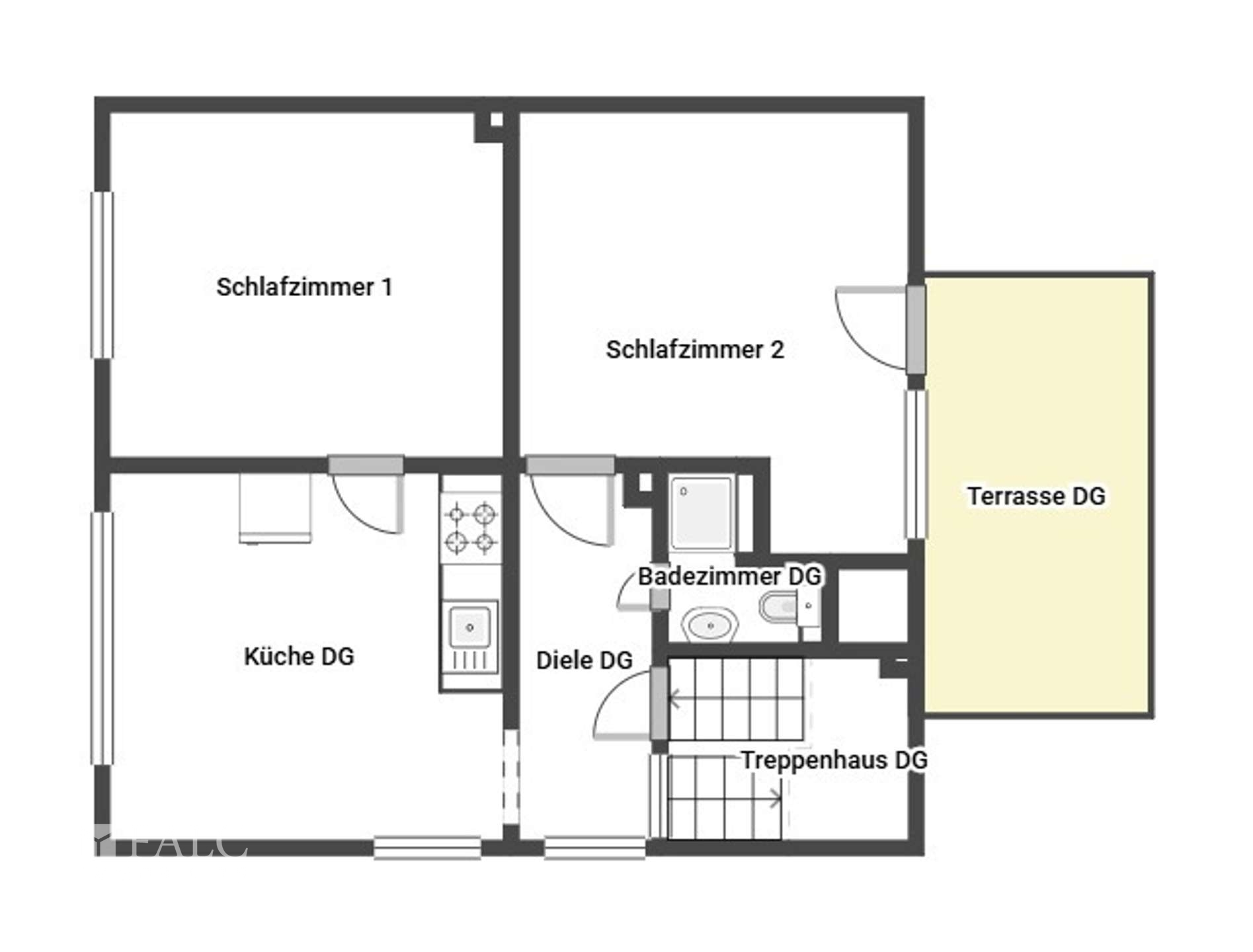 Grundriss DG